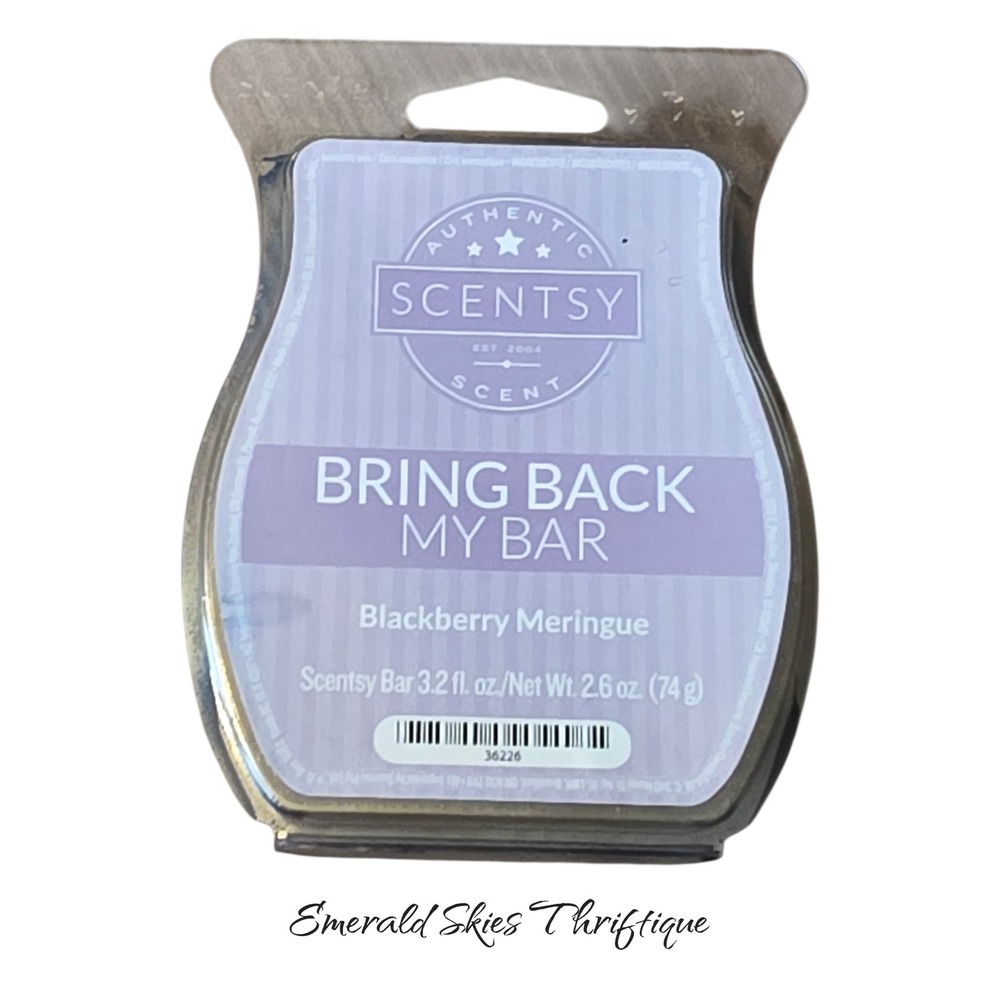 Scentsy bring back my bar blackberry meringue. New free shipping
